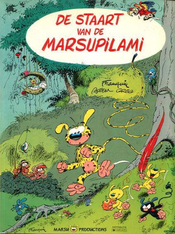 Marsupilami 1 - De Staart van de Marsupilami (1987) 1e druk SC