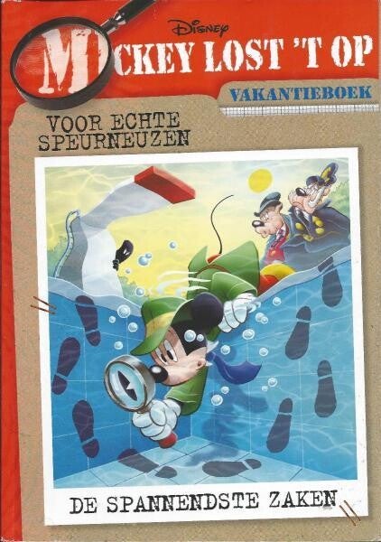 Mickey Lost 't Op - Vakantieboek (2020) 1e druk SC