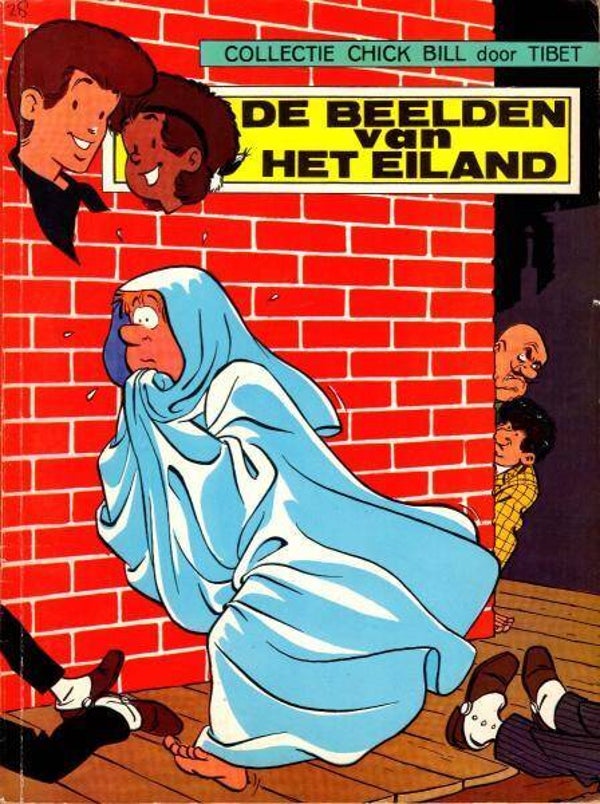 Chick Bill 28 - De Beelden van het Eiland (1972) 1e druk SC