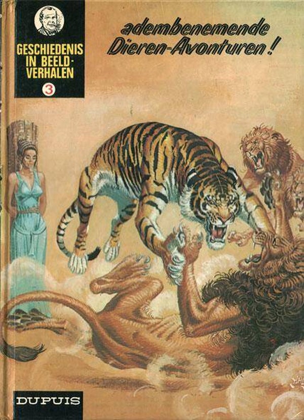 Geschiedenis in Beeldverhalen 3 - Adembenemende Dieren-Avonturen (1975) 1e druk HC