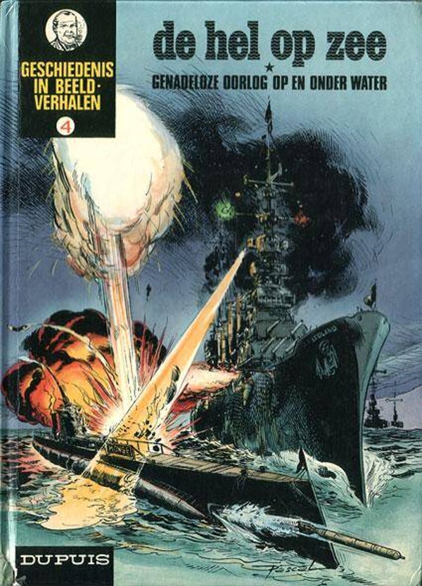 Geschiedenis in Beeldverhalen 4 - De Hel op Zee (1975) 1e druk HC