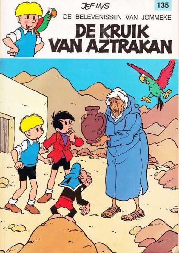 Jommeke 135 - De Kruik van Aztrakan (1986) 1e druk SC