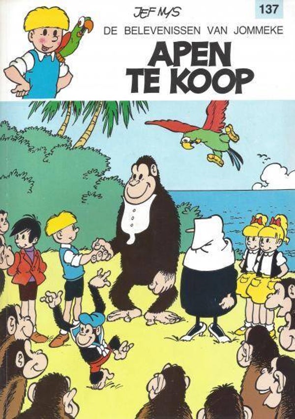 Jommeke 137 - Apen te Koop (1986) 1e druk SC