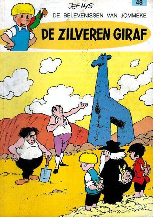 Jommeke 48 - De Zilveren Giraf (1979) 3e druk SC