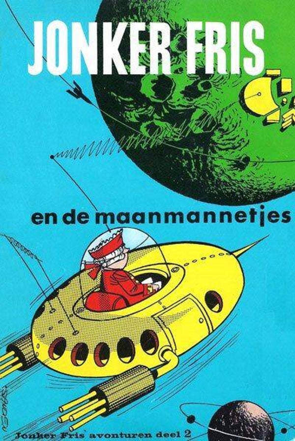 Jonker Fris 2 - En de Maanmannetjes (1968) 1e druk SC