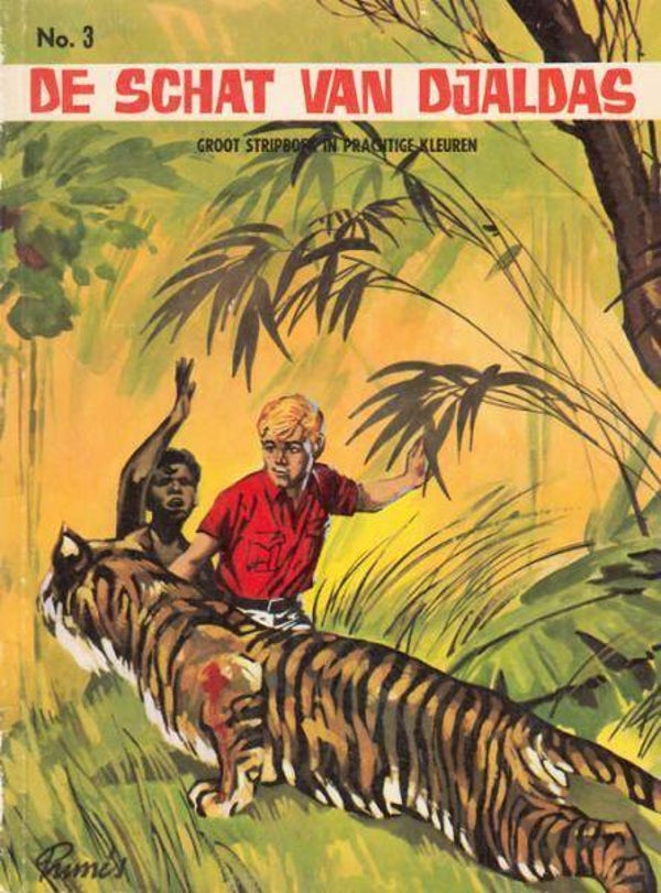 Junglereeks 3 - De Schat van Djaldas (1964) 1e druk SC