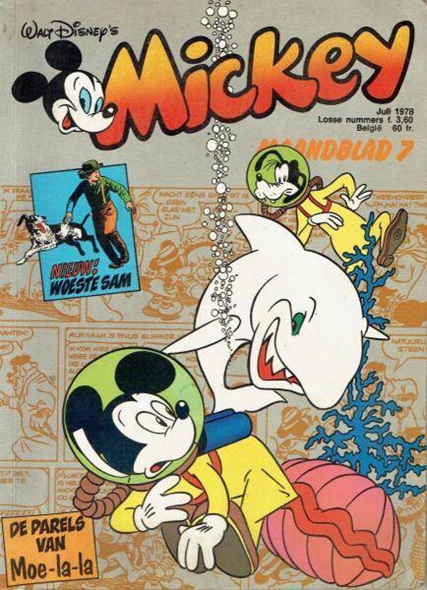 Mickey Maandblad 7 (1978) 1e druk SC