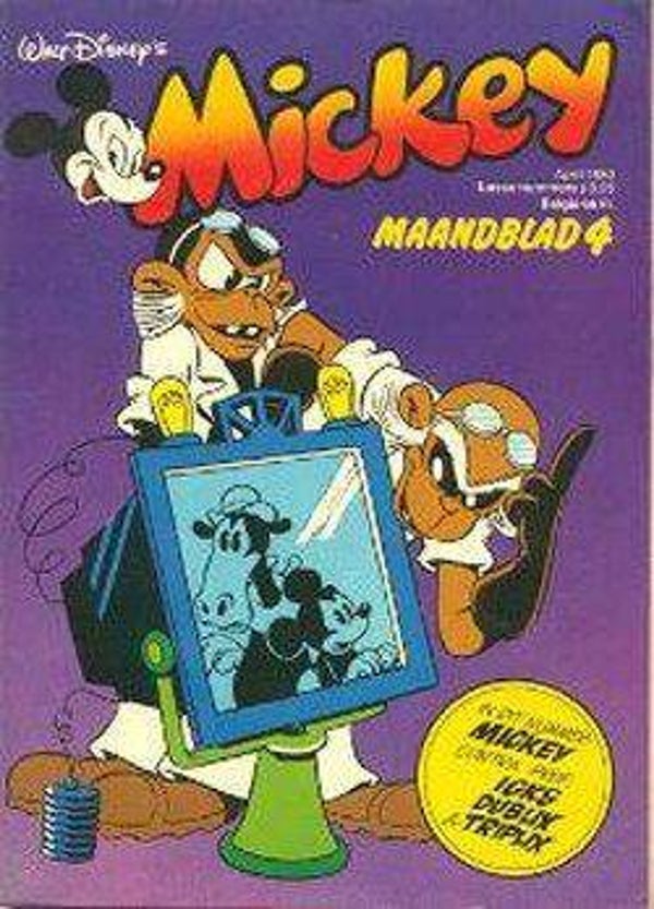 Mickey Maandblad 4 (1980) 1e druk SC
