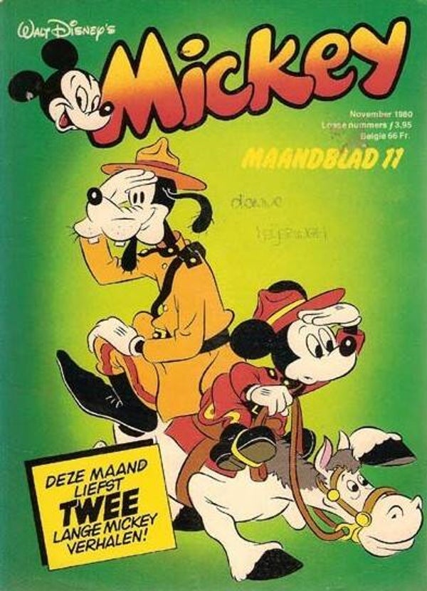 Mickey Maandblad 11 (1980) 1e druk SC