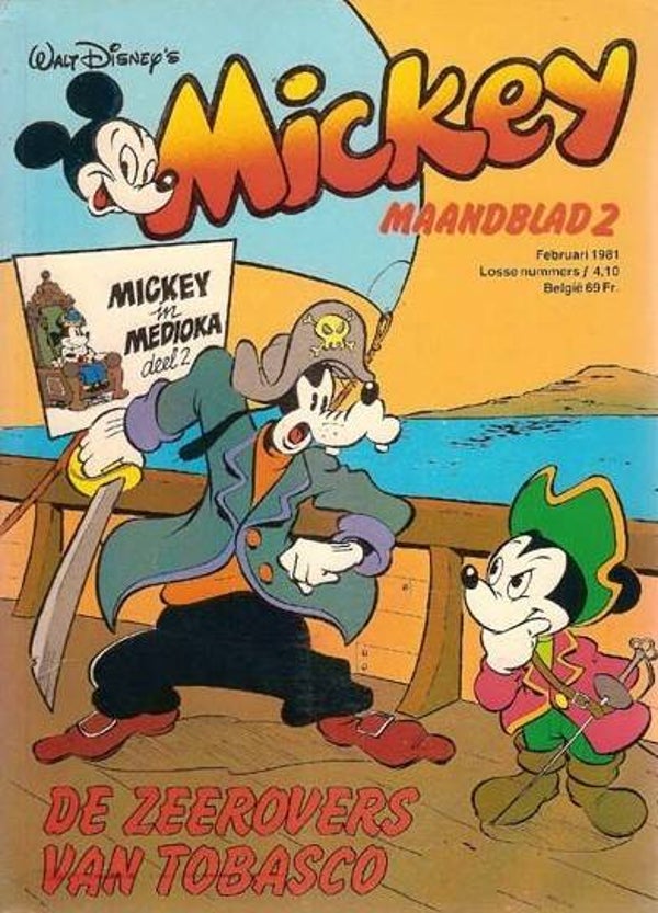 Mickey Maandblad 2 (1981) 1e druk SC