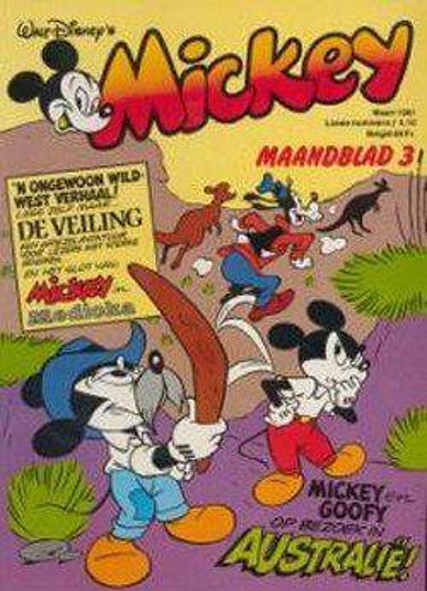 Mickey Maandblad 3 (1981) 1e druk SC