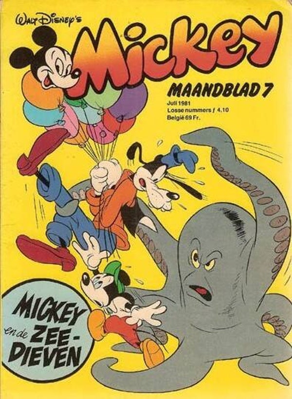 Mickey Maandblad 7 (1981) 1e druk SC
