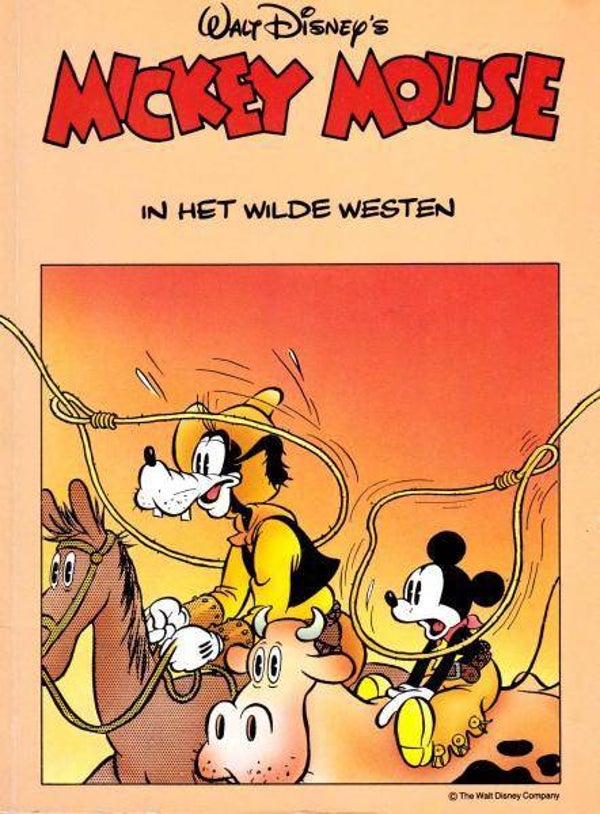 Mickey Mouse D1 - In het Wilde Westen (1990) 1e druk SC
