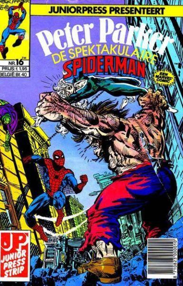 Peter Parker 16, De Spektakulaire Spiderman - Liefde wordt duur betaald (1984 - Juniorpress)