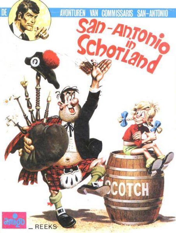 Commissaris San-Antonio 2 - San-Antonio in Schotland (1973) 1e druk SC