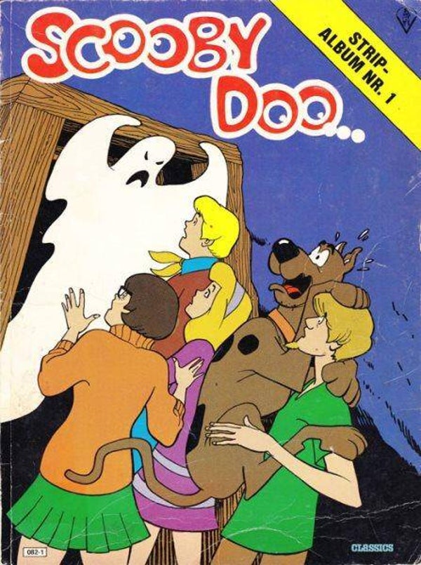 Scooby Doo strip-album nr. 1 - 't Dolende spook (1980) 1e druk SC