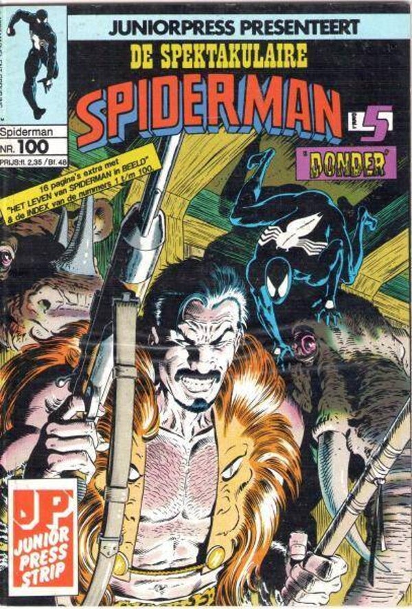 Spiderman 100, De Spectaculaire - "Donder" + "Het leven van Spiderman in Beeld" (1988 - Juniorpress)