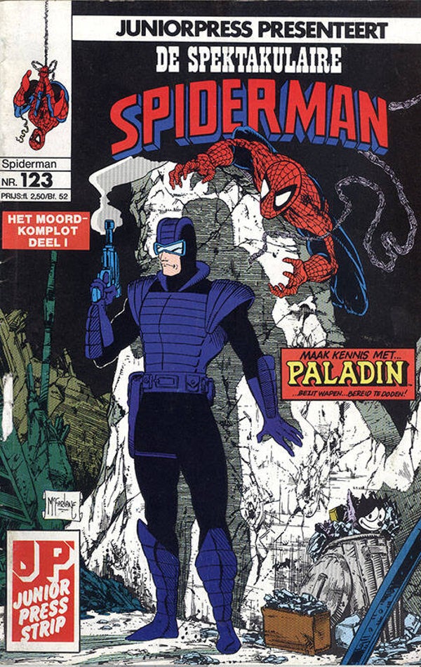 Spiderman 123, De Spectaculaire - Het moordkomplot deel 1 (1990 - Juniorpress)