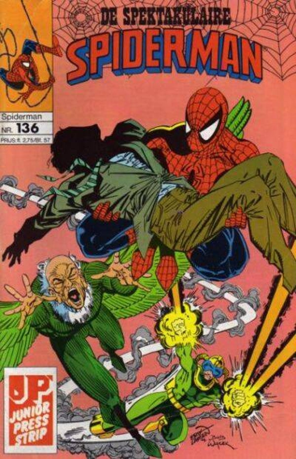 Spiderman 136, De Spectaculaire - De Dodelijke Gok (1991 - Juniorpress)