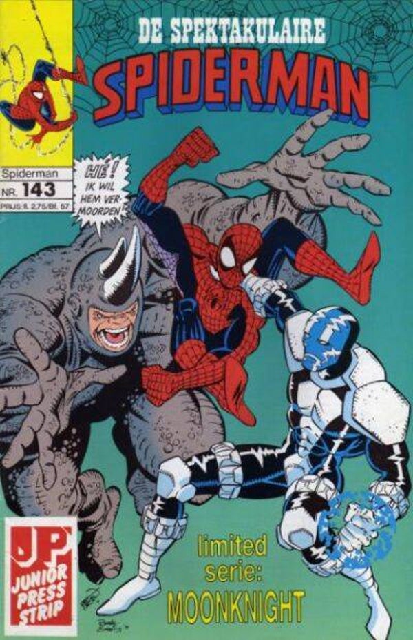 Spiderman 143, De Spectaculaire - De komst van Cardiac (1991 - Juniorpress)