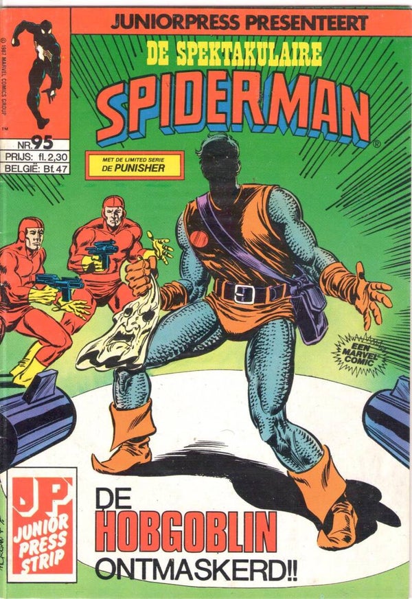 Spiderman 95, De Spectaculaire - De Hobgoblin ontmaskerd!! + De Punisher (1987 - Juniorpress)