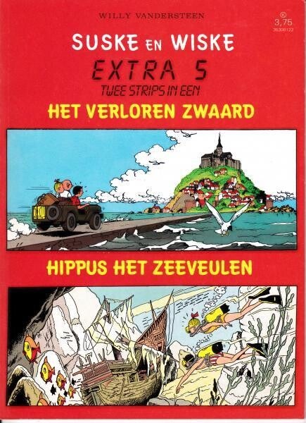 Suske en Wiske Extra 5 - Het verloren zwaard / Hippus het zeeveulen (1987) SC