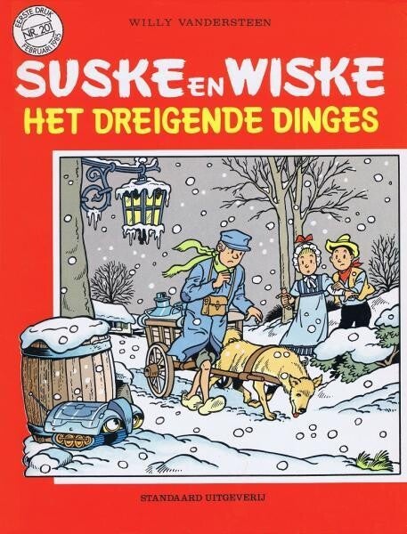 Suske en Wiske 201 - De Dreigende dinges (1e druk) SC