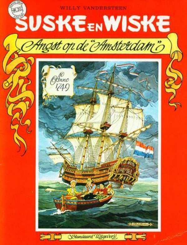 Suske en Wiske 202 - Angst op de Amsterdam (1e druk) SC