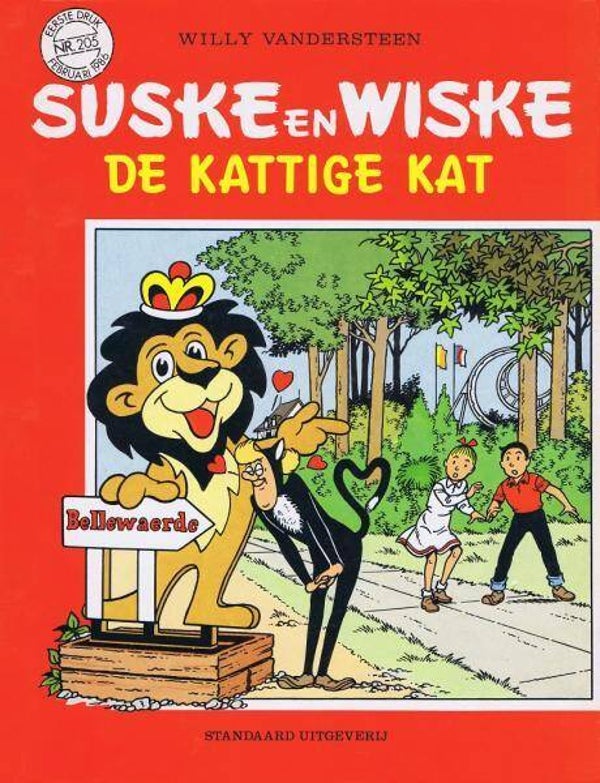 Suske en Wiske 205 - De Kattige Kat (1e druk) SC
