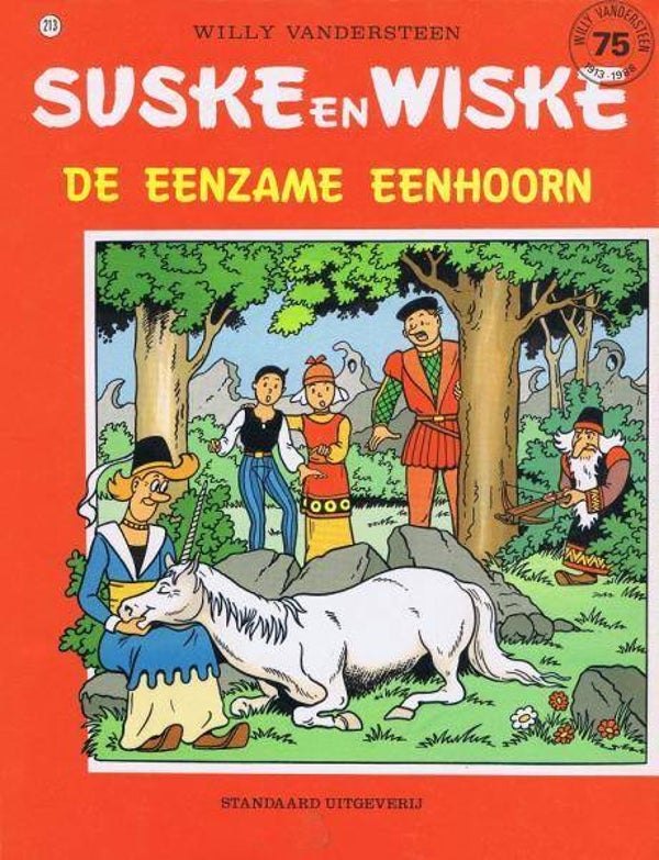 Suske en Wiske 213 - De Eenzame Eenhoorn (1e druk) SC
