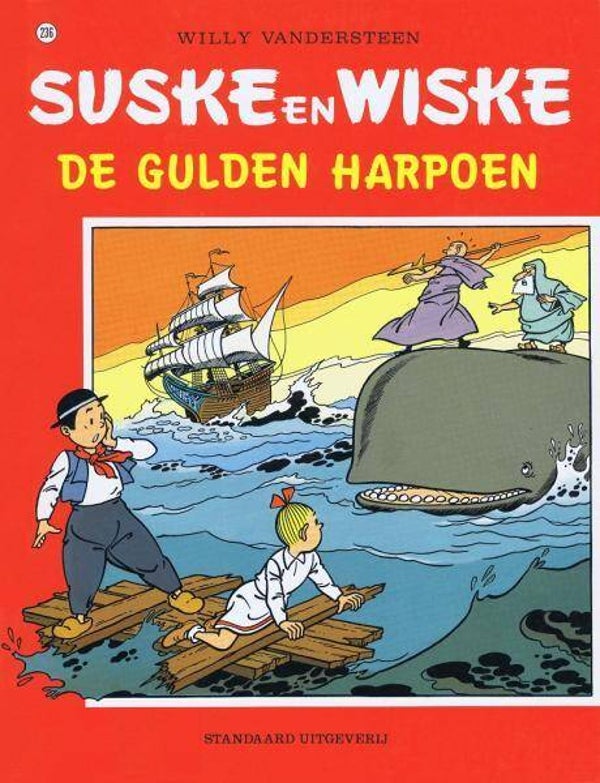 Suske en Wiske 236 - De Gulden Harpoen (1e druk) SC