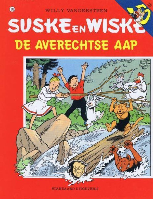 Suske en Wiske 243 - De Averechtse Aap (1e druk) SC