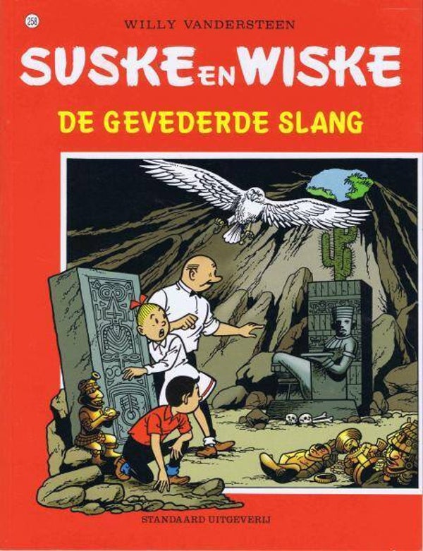 Suske en Wiske 258 - De Gevederde Slang (1e druk) SC