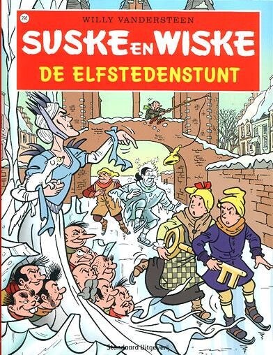 Suske en Wiske 298 - De Elfstedenstunt (1e druk) SC