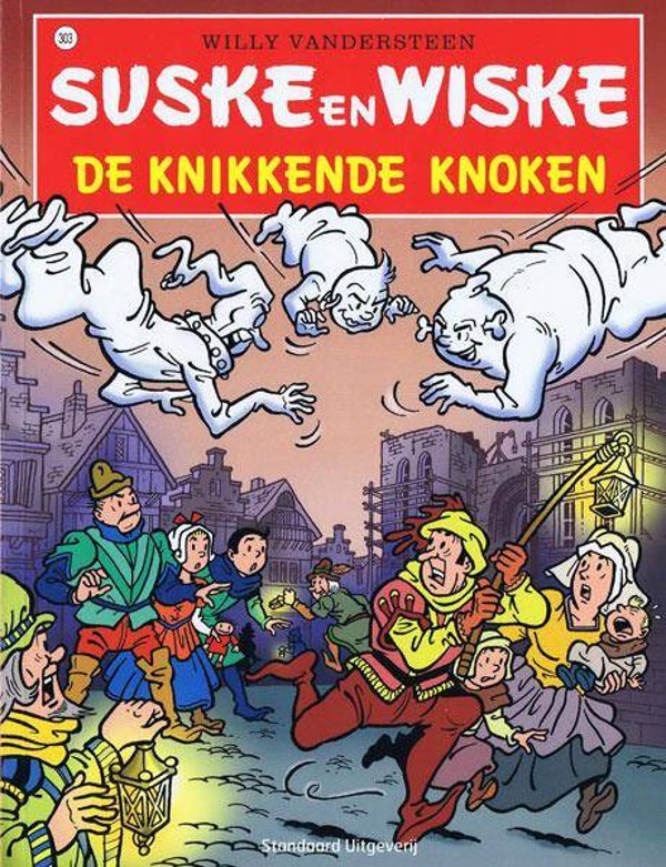 Suske en Wiske 303 - De Knikkende Knoken (1e druk) SC