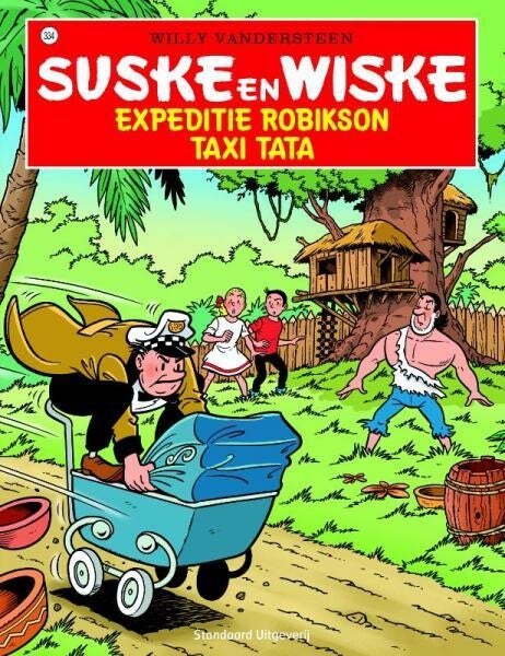 Suske en Wiske 334 - Expeditie Robikson / Taxi Tata (1e druk) SC