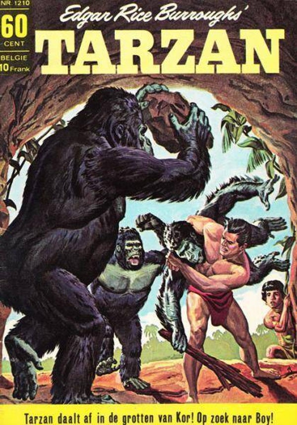 Tarzan van de Apen 1210 - Tarzan daalt af in de grotten van Kor! (1972 - Classics Nederland)