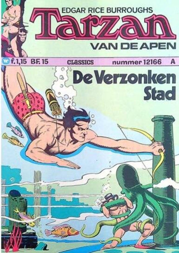 Tarzan van de Apen 12166 - De verzonken stad (1974 - Classics Nederland)