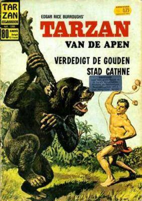 Tarzan van de Apen 1286 - Tarzan van de apen verdedigt de gouden stad Cathne (1971 - Classics Nederland)