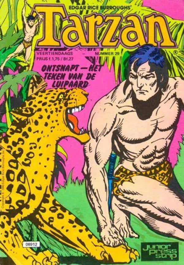 Tarzan 29 - Ontsnapt + Het teken van de luipaard (1980 - JuniorPress)