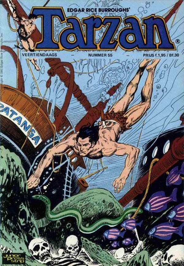 Tarzan 55 - De stekels des doods (1981 - JuniorPress)