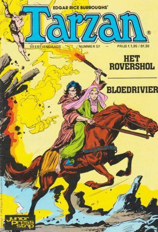 Tarzan 57 - Het rovershol + Bloedrivier (1981 - JuniorPress)