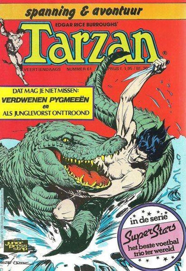 Tarzan 61 - Verdwenen Pygmeeën + Als junglevorst onttroond (1981 - JuniorPress)