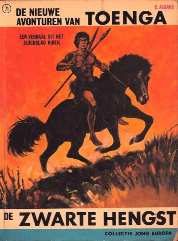 Toenga 9 - De Zwarte Hengst (1971) 1e druk SC
