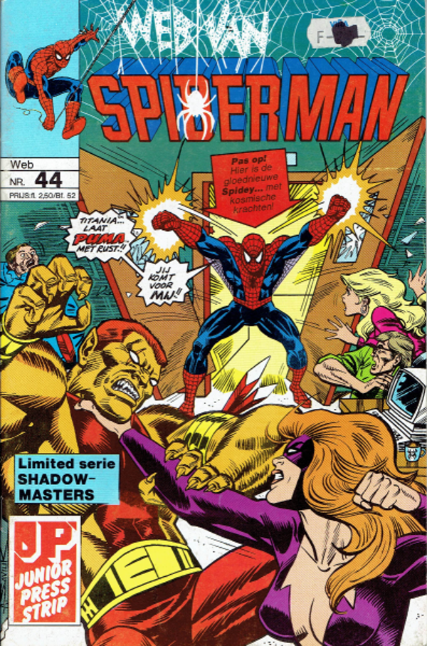 Spiderman 44, Web van - Verantwoordelijkheid (1990 - Juniorpress)