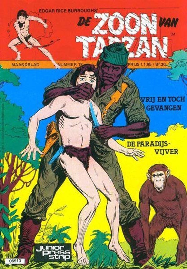 Zoon van Tarzan 18, De - Vrij en toch gevangen + De paradijsvijver (1980 - JuniorPress)