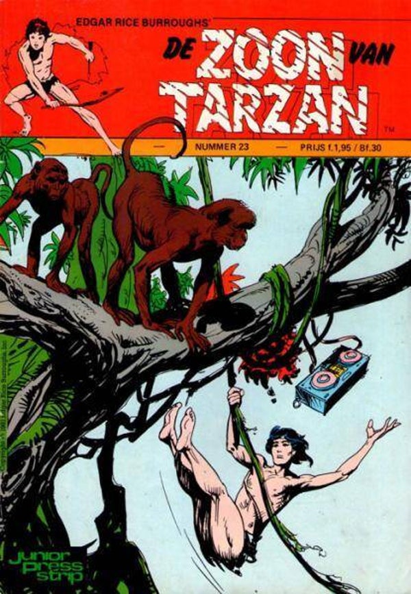 Zoon van Tarzan 23, De - De geluidsjager op jacht + Een leugen om bestwil! (1981 - JuniorPress)
