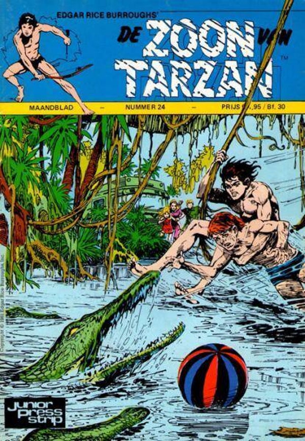 Zoon van Tarzan 24, De - Verstoppertje + De krijgers van het weeshuis (1981 - JuniorPress)