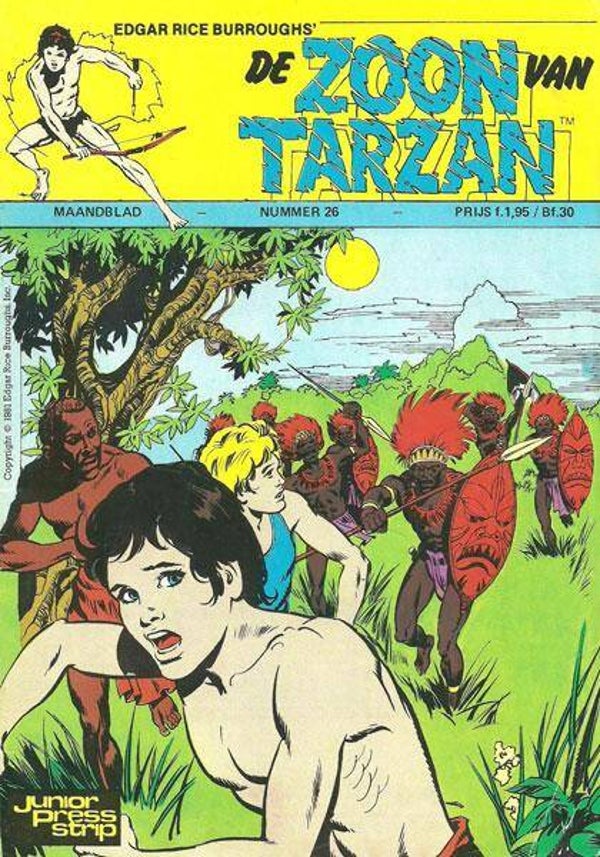 Zoon van Tarzan 26, De - Schildpad eiland + De onderste steen boven (1981 - JuniorPress)