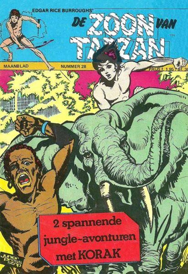 Zoon van Tarzan 28, De - Vliegen als een vogel + De filmster (1981 - JuniorPress)